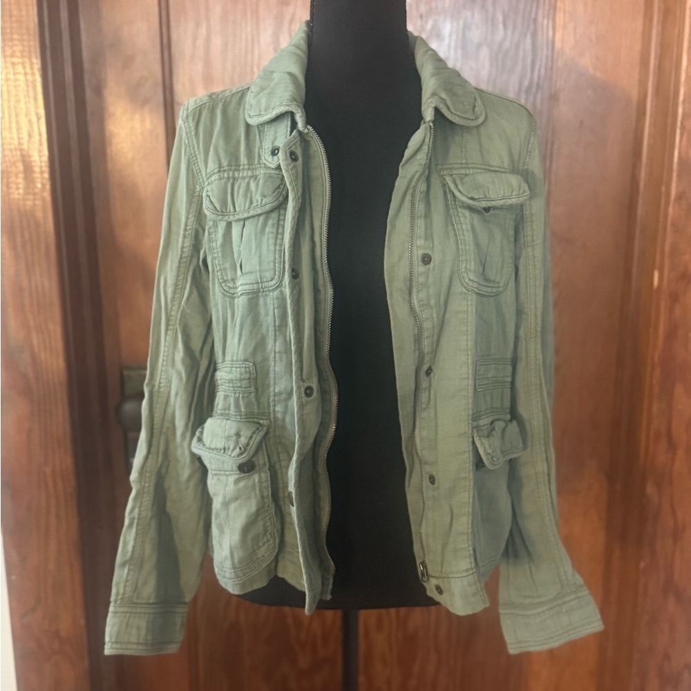 Women's Green Utility Jacket